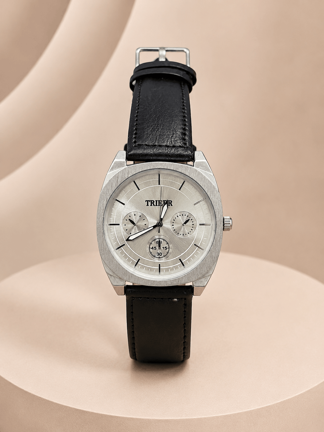 Triber Classic Leather Strap Analog Watch