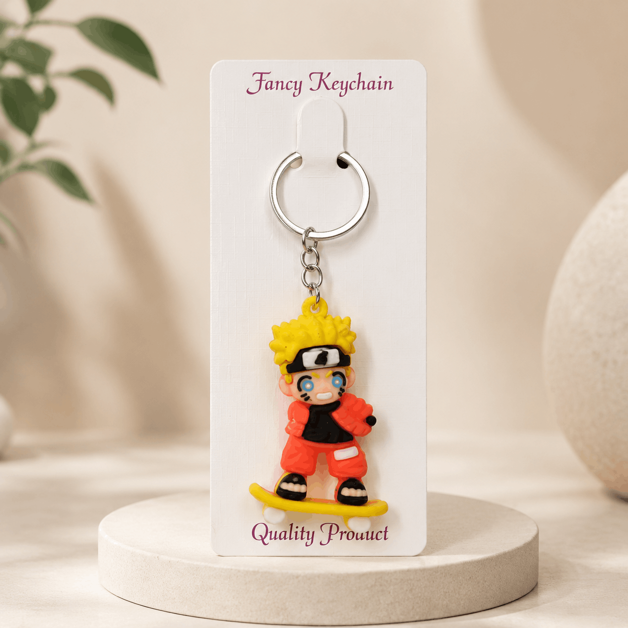 Naruto Anime Silicone Keychain